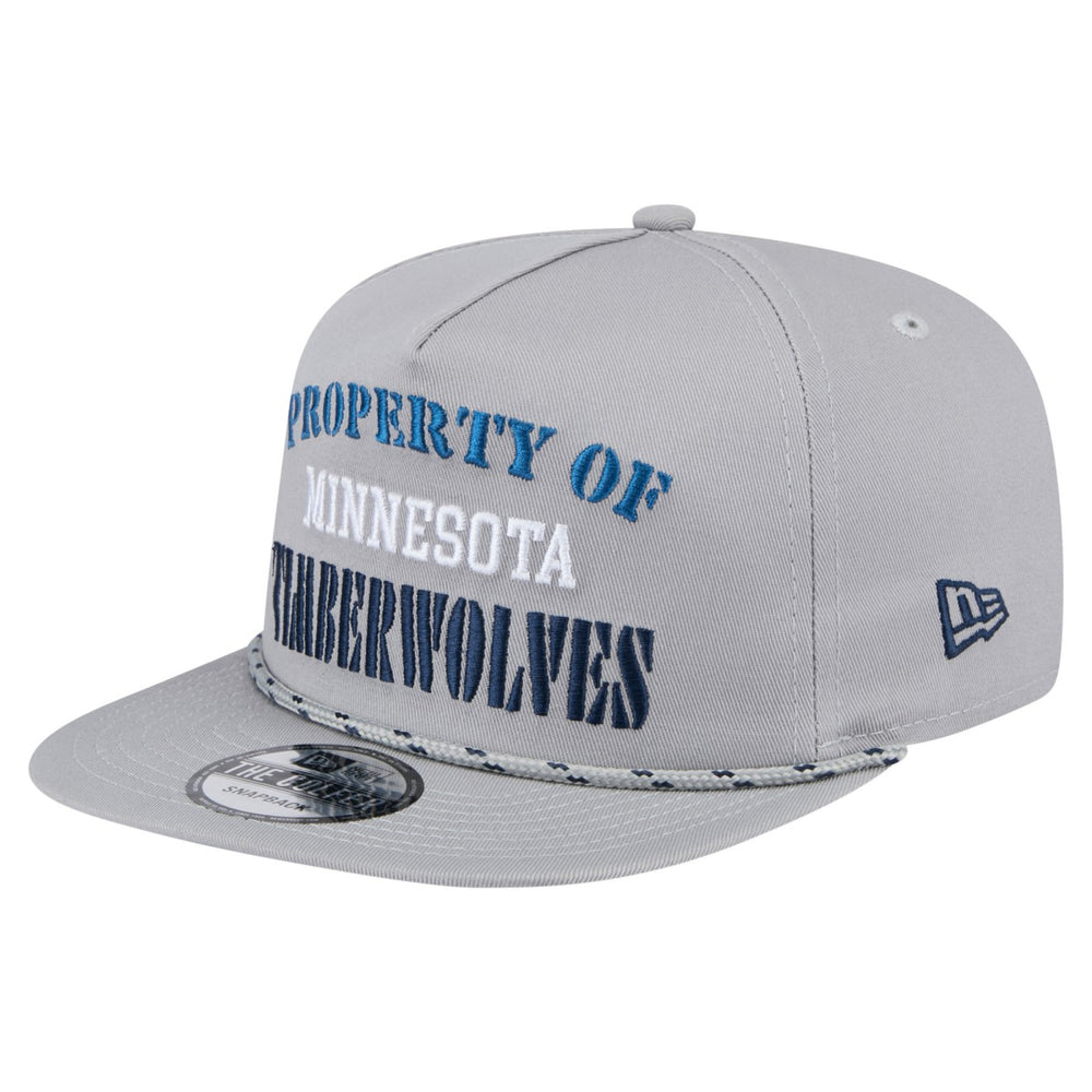Minnesota Timberwolves Throwback Property Of Golfer Snapback Hat Gray
