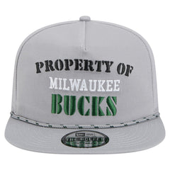 Milwaukee Bucks Throwback Property Of Golfer Snapback Hat Gray