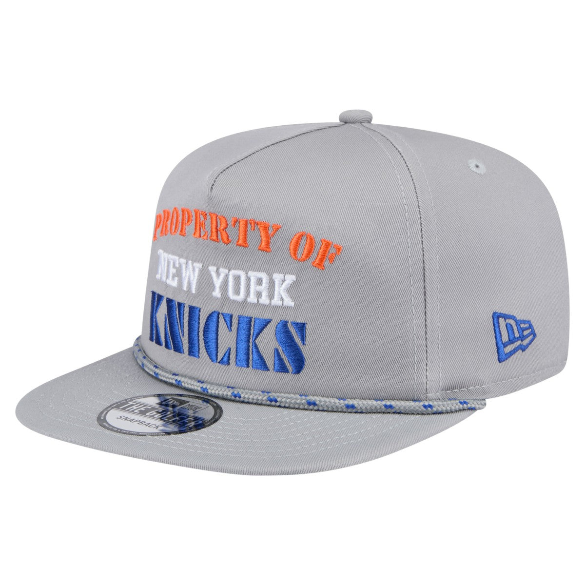 New York Knicks Throwback Property Of Golfer Snapback Hat Gray