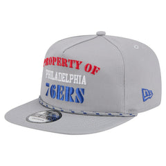Philadelphia 76ers Throwback Property Of Golfer Snapback Hat Gray