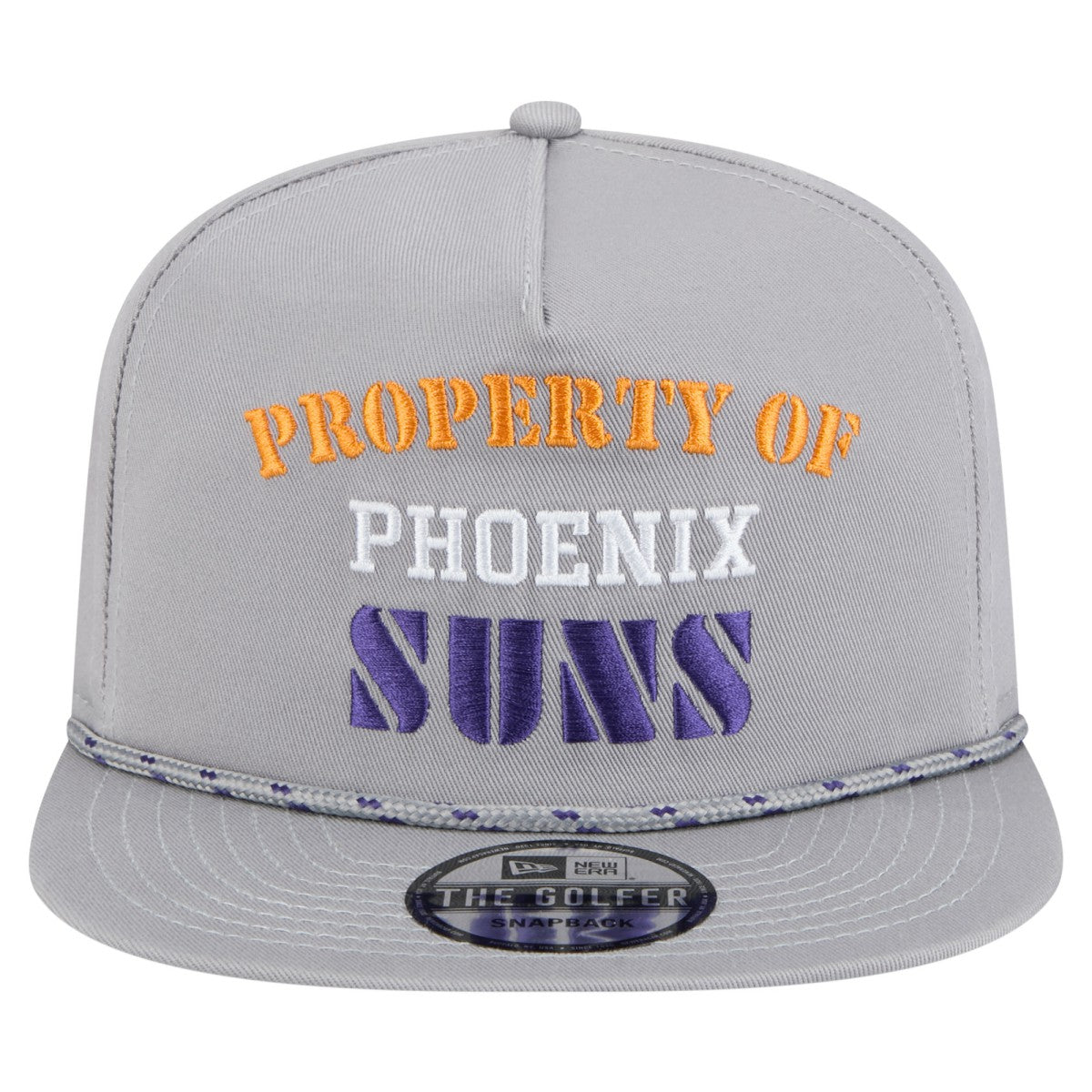 Phoenix Suns Throwback Property Of Golfer Snapback Hat Gray