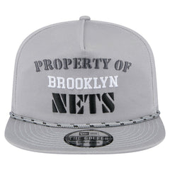Brooklyn Nets Throwback Property Of Golfer Snapback Hat Gray