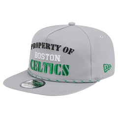 Boston Celtics Throwback Property Of Golfer Snapback Hat Gray