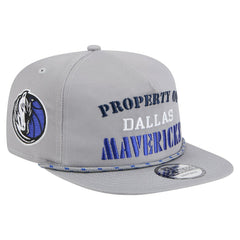 Dallas Mavericks Throwback Property Of Golfer Snapback Hat Gray