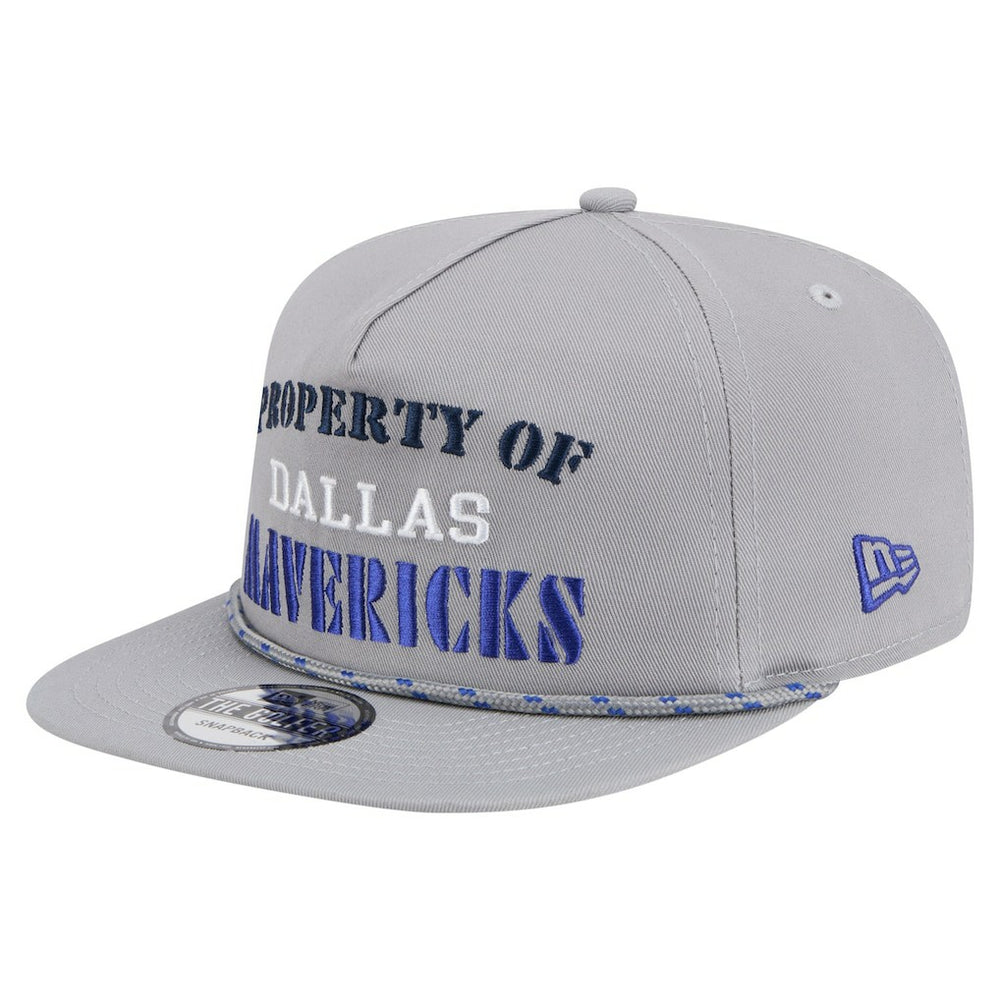 Dallas Mavericks Throwback Property Of Golfer Snapback Hat Gray