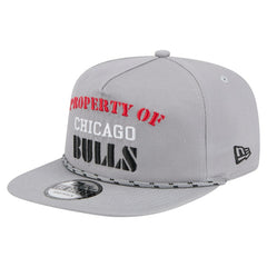 Chicago Bulls Throwback Property Of Golfer Snapback Hat Gray