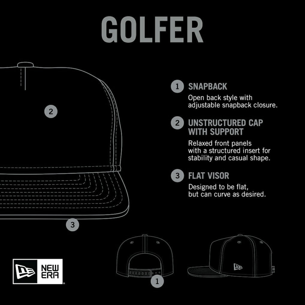 Denver Nuggets Throwback Property Of Golfer Snapback Hat Gray