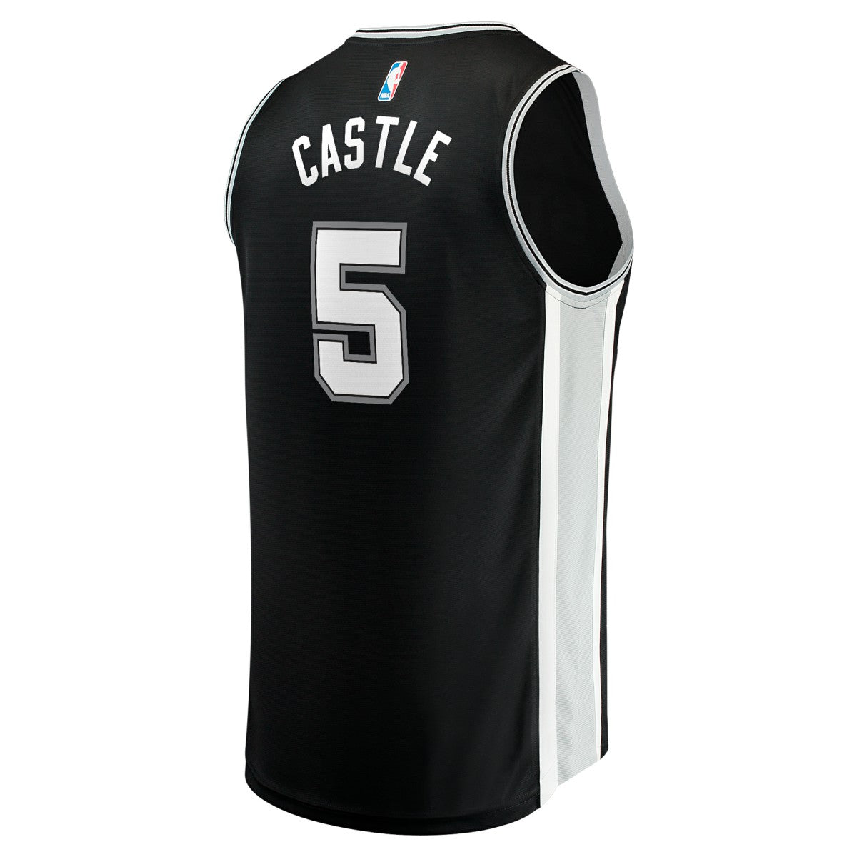 Stephon Castle San Antonio Spurs Youth 2024 NBA Draft Fast Break Player Jersey Icon Edition Black