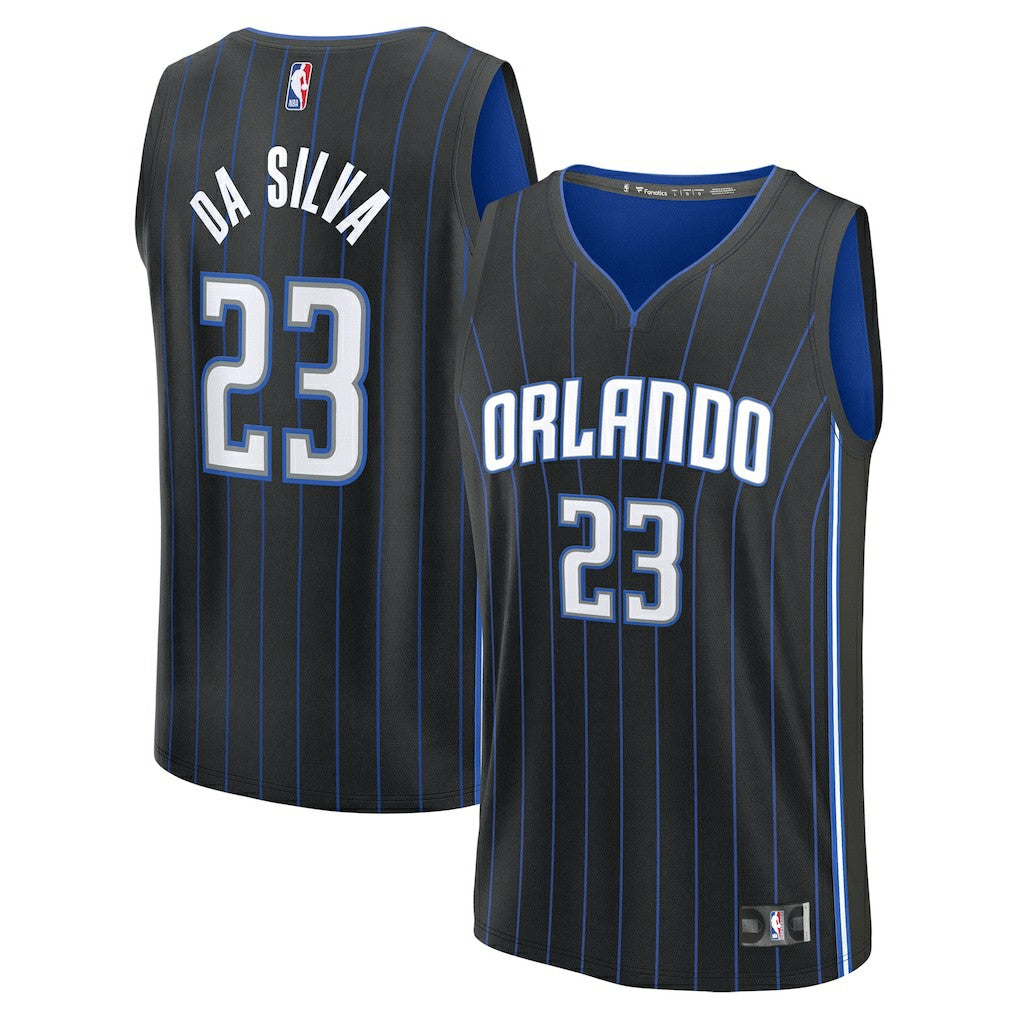 Tristan da Silva Orlando Magic Youth 2024 NBA Draft Fast Break Player Jersey Icon Edition Black