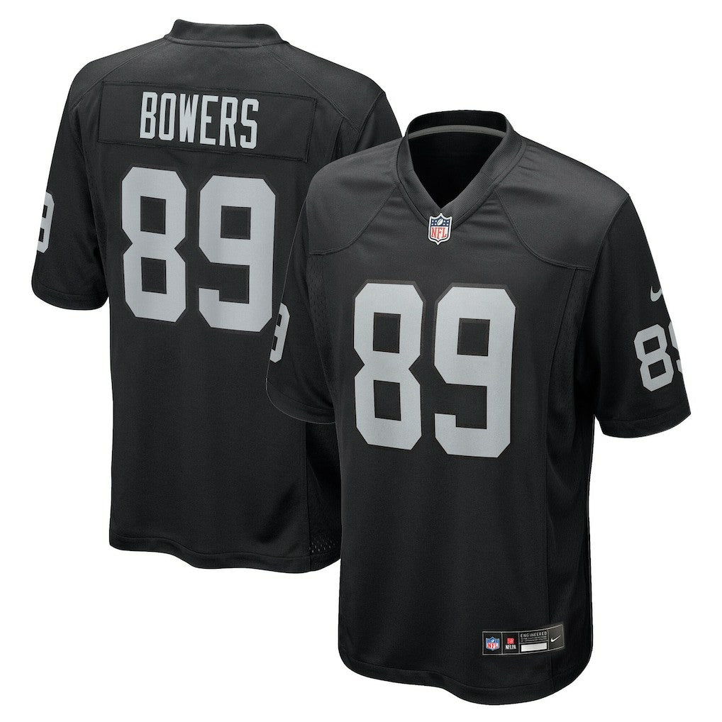 Brock Bowers Las Vegas Raiders Youth Game Jersey Black
