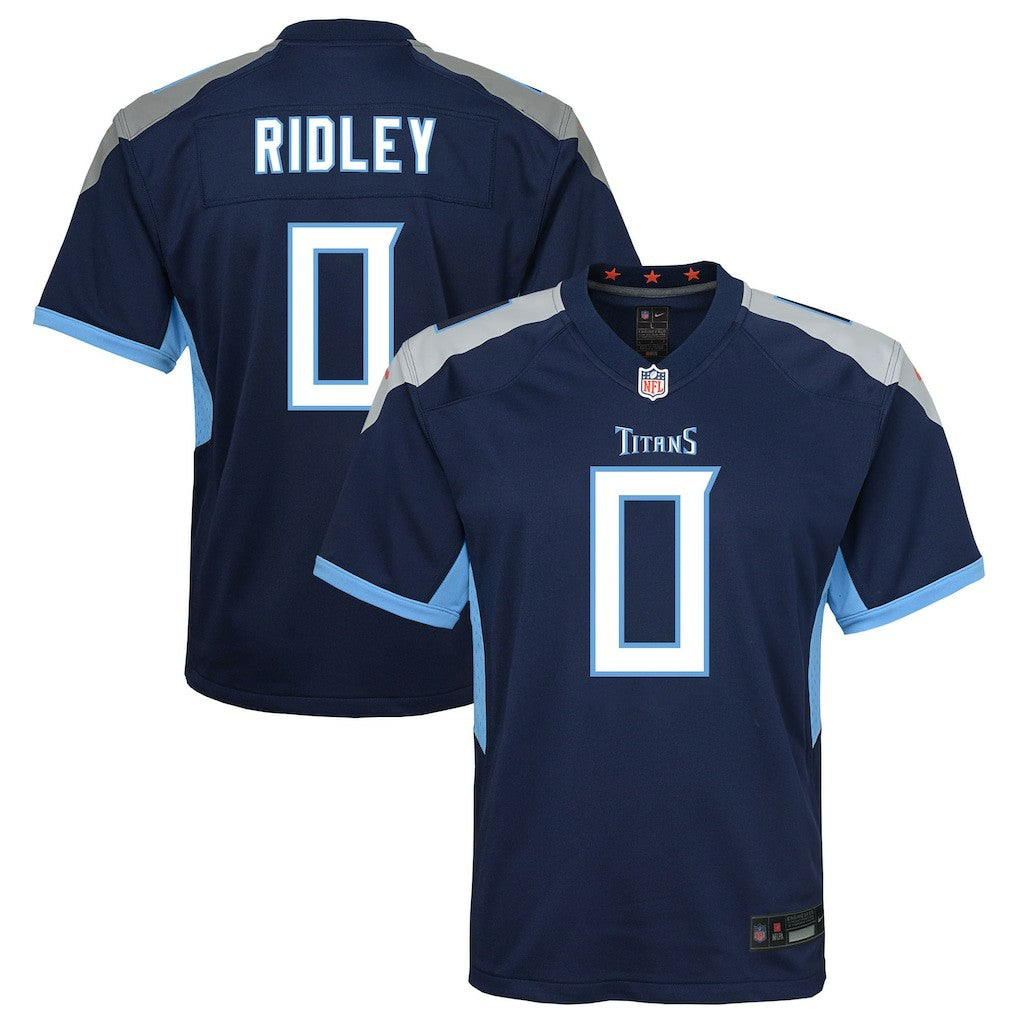 Calvin Ridley Tennessee Titans Youth Game Jersey Navy