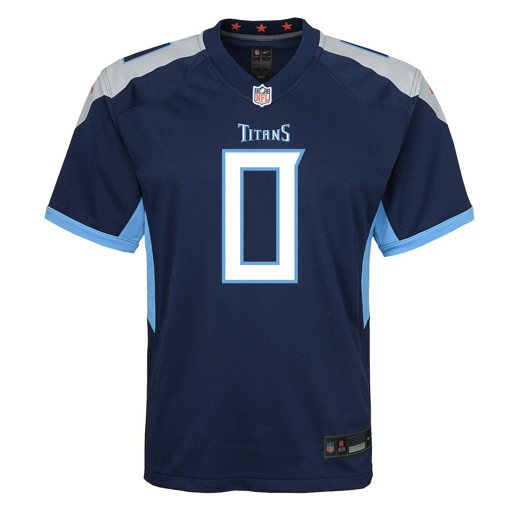 Calvin Ridley Tennessee Titans Youth Game Jersey Navy