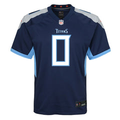 Calvin Ridley Tennessee Titans Youth Game Jersey Navy