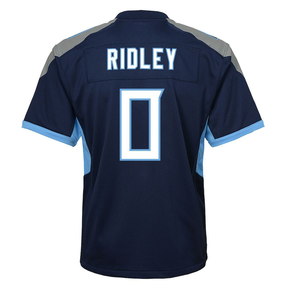 Calvin Ridley Tennessee Titans Youth Game Jersey Navy
