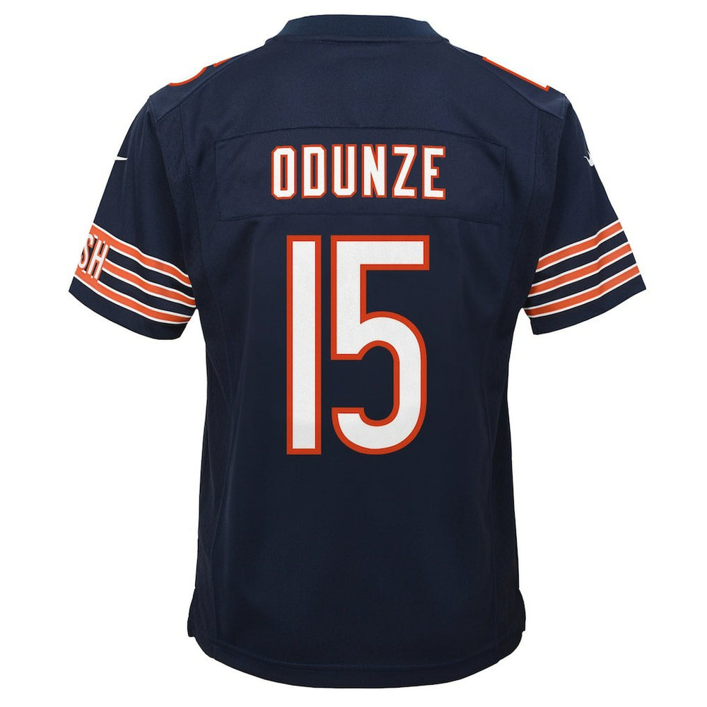 Rome Odunze Chicago Bears Youth Game Jersey Navy