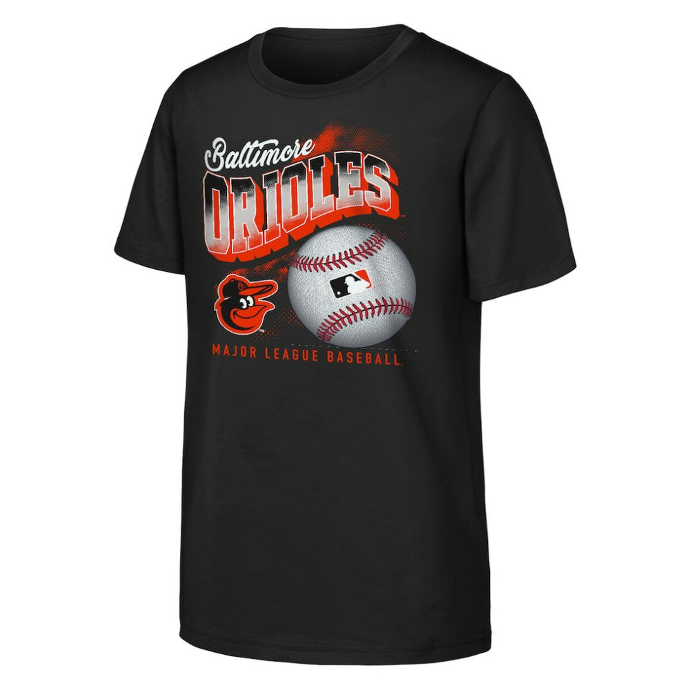Baltimore Orioles Youth Outta Here T-Shirt - Black T-shirts