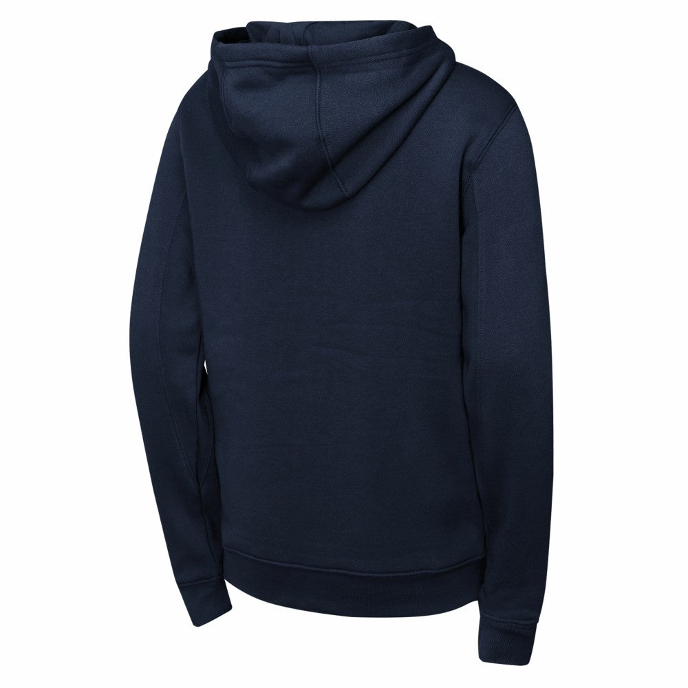 Cleveland Guardians Youth Wordmark Fleece Full-Zip Hoodie - Navy Hoodies