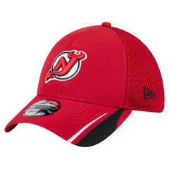 NHL New Jersey Devils New Era Linear Featherweight 39THIRTY Flex Hat - Red