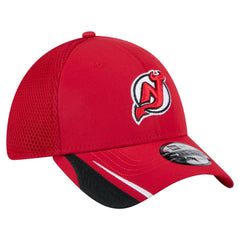NHL New Jersey Devils New Era Linear Featherweight 39THIRTY Flex Hat - Red