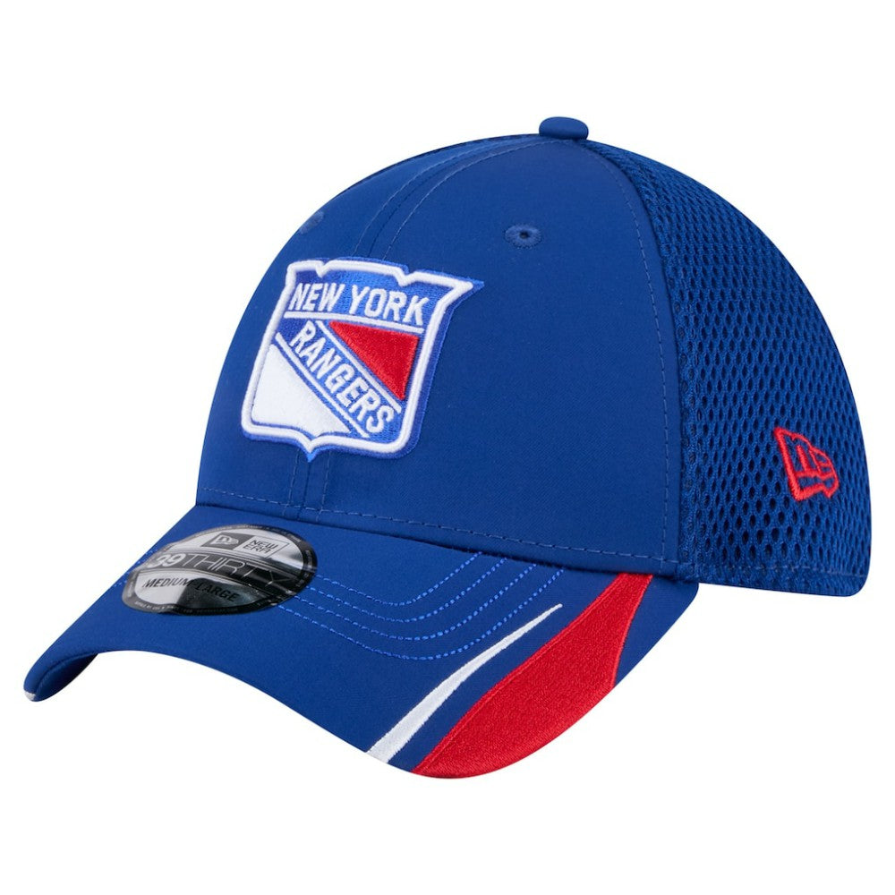 NHL New York Rangers New Era Linear Featherweight 39THIRTY Flex Hat - Blue