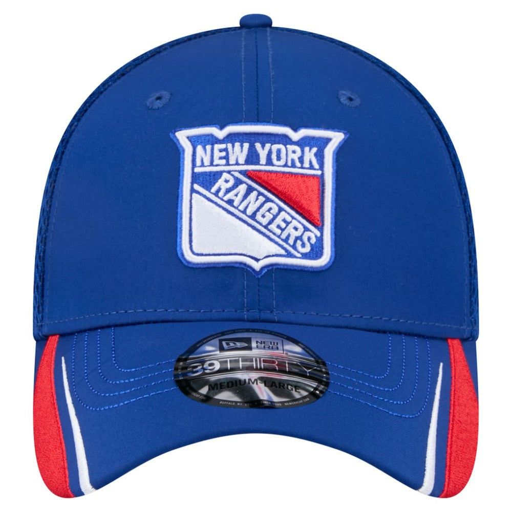 NHL New York Rangers New Era Linear Featherweight 39THIRTY Flex Hat - Blue