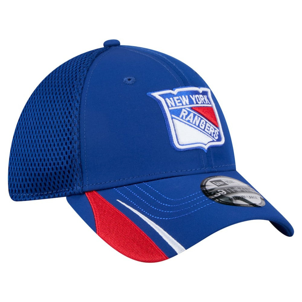 NHL New York Rangers New Era Linear Featherweight 39THIRTY Flex Hat - Blue