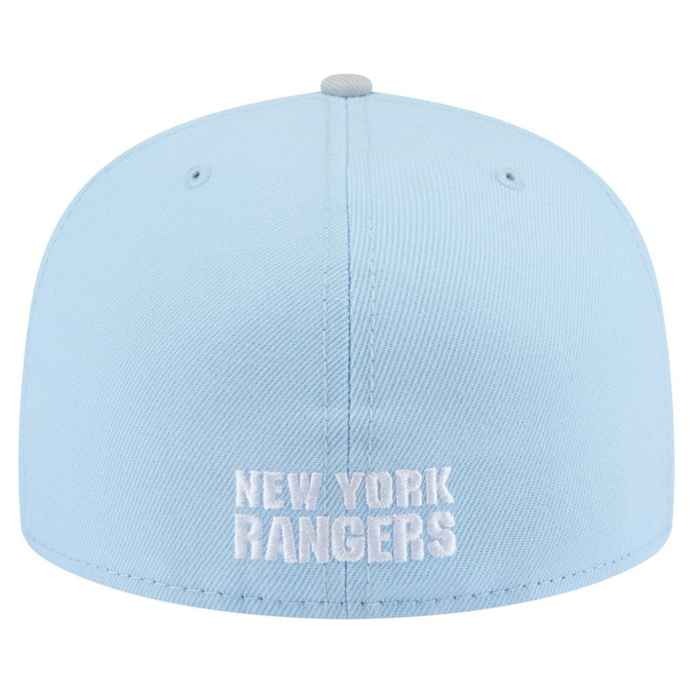 NHL New York Rangers New Era Color Pack 2-Tone 59FIFTY Fitted Hat - Light Blue/Gray
