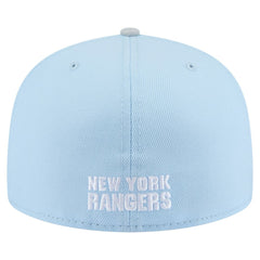 NHL New York Rangers New Era Color Pack 2-Tone 59FIFTY Fitted Hat - Light Blue/Gray