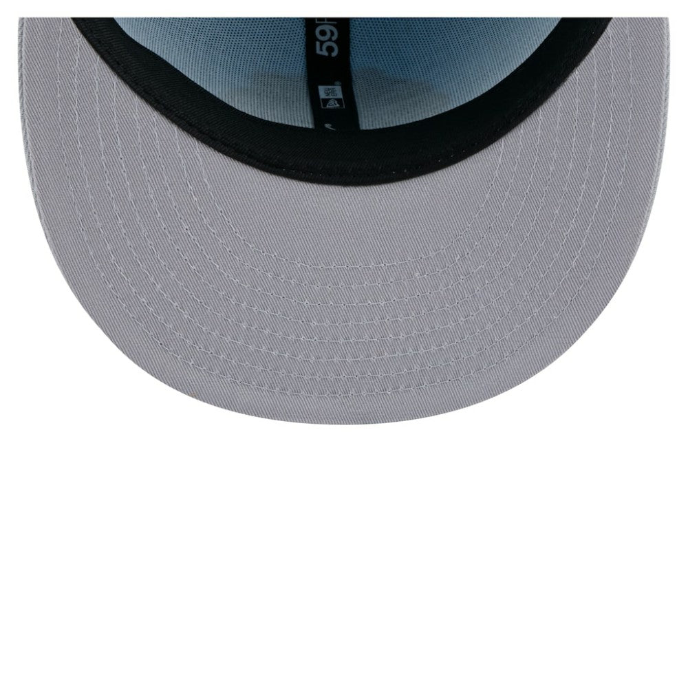 NHL Chicago Blackhawks New Era Color Pack Two-Tone 59FIFTY Fitted Hat - Light Blue/Gray