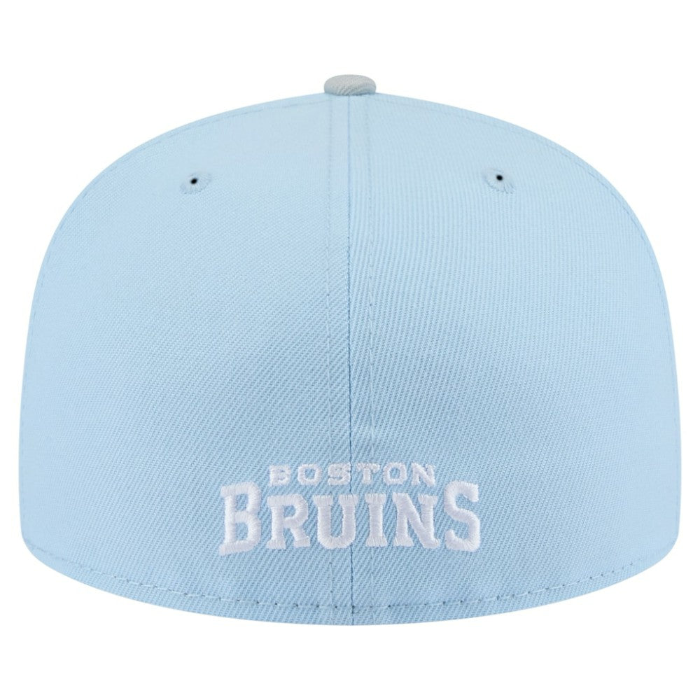 NHL Boston Bruins New Era Color Pack Two-Tone 59FIFTY Fitted Hat - Light Blue/Gray