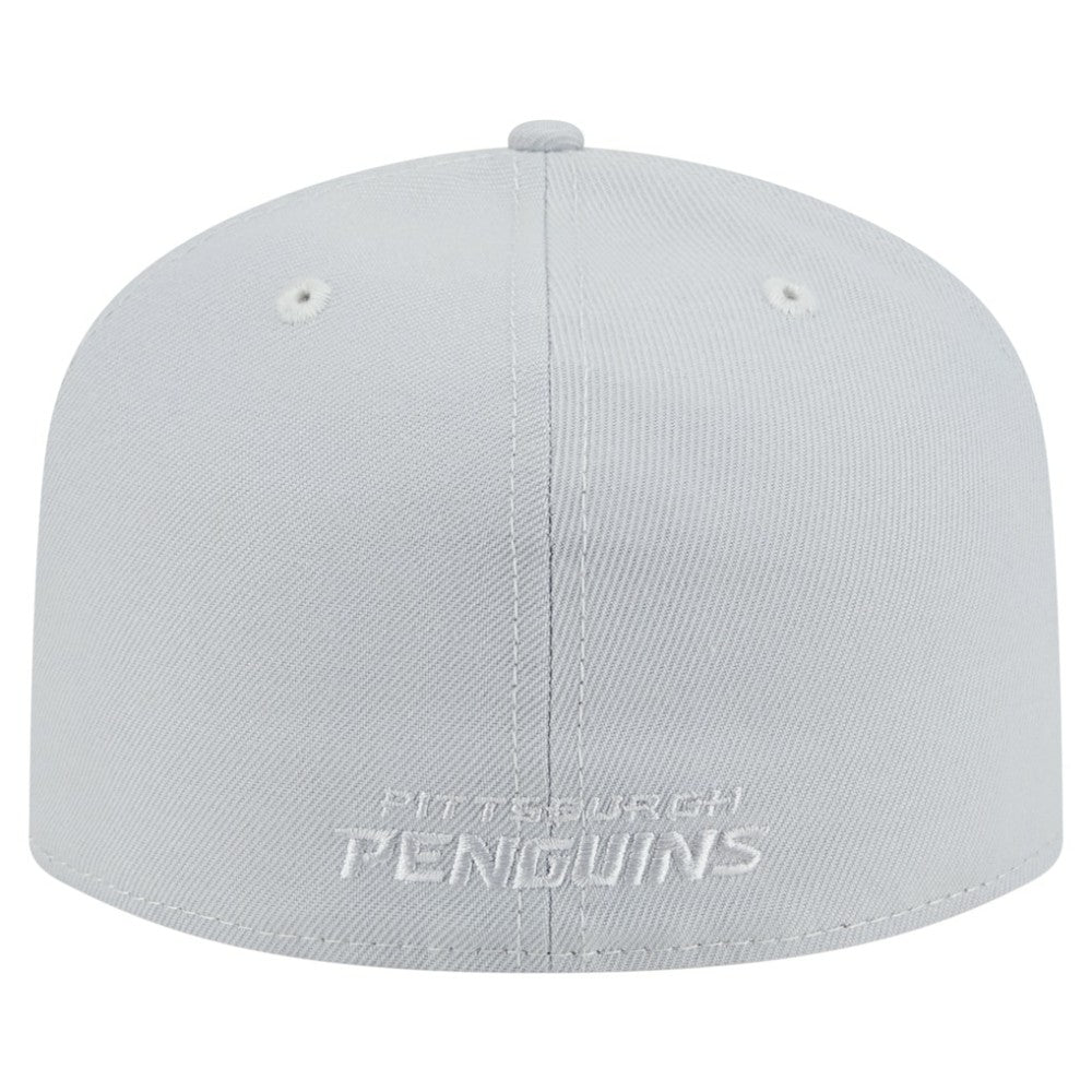 NHL Pittsburgh Penguins New Era Color Pack A-Frame 59FIFTY Fitted Hat - Gray