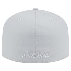NHL Pittsburgh Penguins New Era Color Pack A-Frame 59FIFTY Fitted Hat - Gray