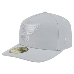 NHL St. Louis Blues New Era Color Pack A-Frame 59FIFTY Fitted Hat - Gray