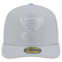 NHL St. Louis Blues New Era Color Pack A-Frame 59FIFTY Fitted Hat - Gray