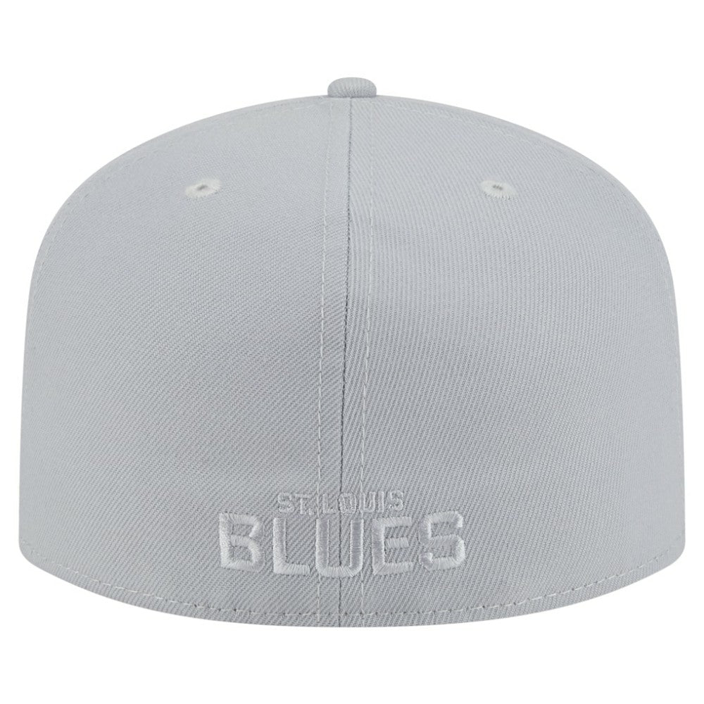 NHL St. Louis Blues New Era Color Pack A-Frame 59FIFTY Fitted Hat - Gray