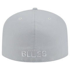 NHL St. Louis Blues New Era Color Pack A-Frame 59FIFTY Fitted Hat - Gray