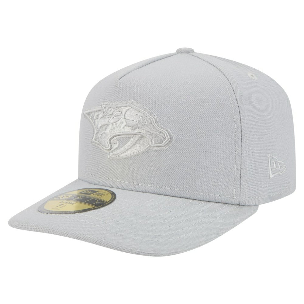 NHL Nashville Predators New Era Color Pack A-Frame 59FIFTY Fitted Hat - Gray