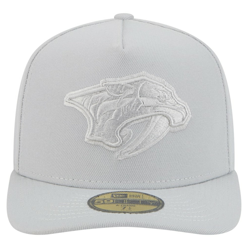 NHL Nashville Predators New Era Color Pack A-Frame 59FIFTY Fitted Hat - Gray