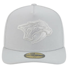 NHL Nashville Predators New Era Color Pack A-Frame 59FIFTY Fitted Hat - Gray