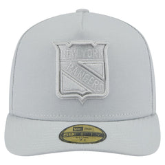 NHL New York Rangers New Era Color Pack A-Frame 59FIFTY Fitted Hat - Gray