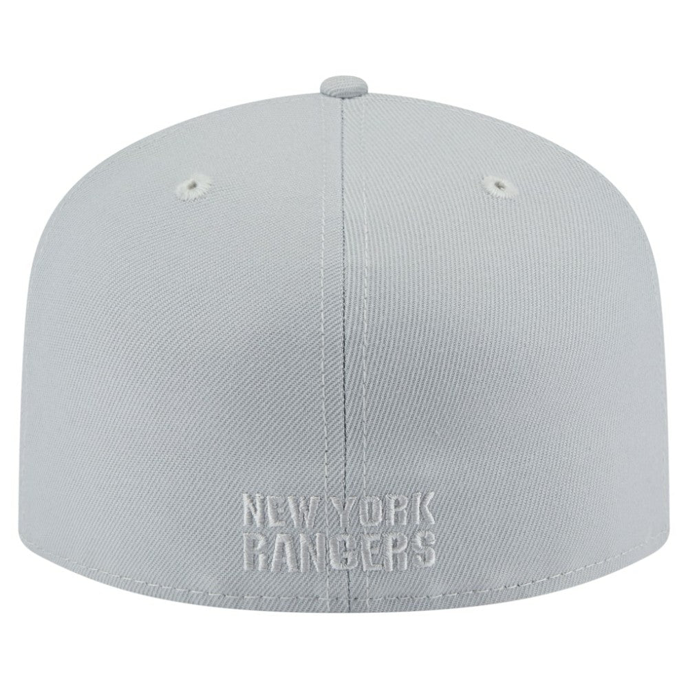 NHL New York Rangers New Era Color Pack A-Frame 59FIFTY Fitted Hat - Gray