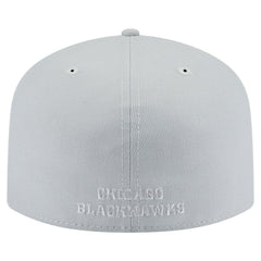 NHL Chicago Blackhawks New Era Color Pack A-Frame 59FIFTY Fitted Hat - Gray