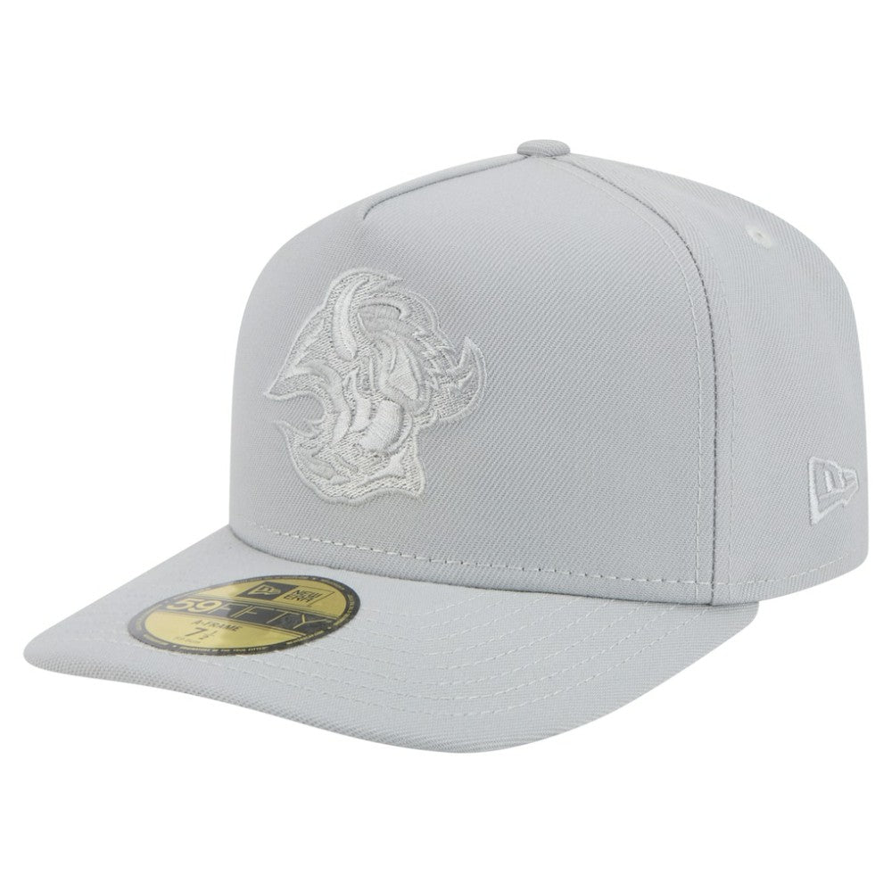 NHL Buffalo Sabres New Era Color Pack A-Frame 59FIFTY Fitted Hat - Gray