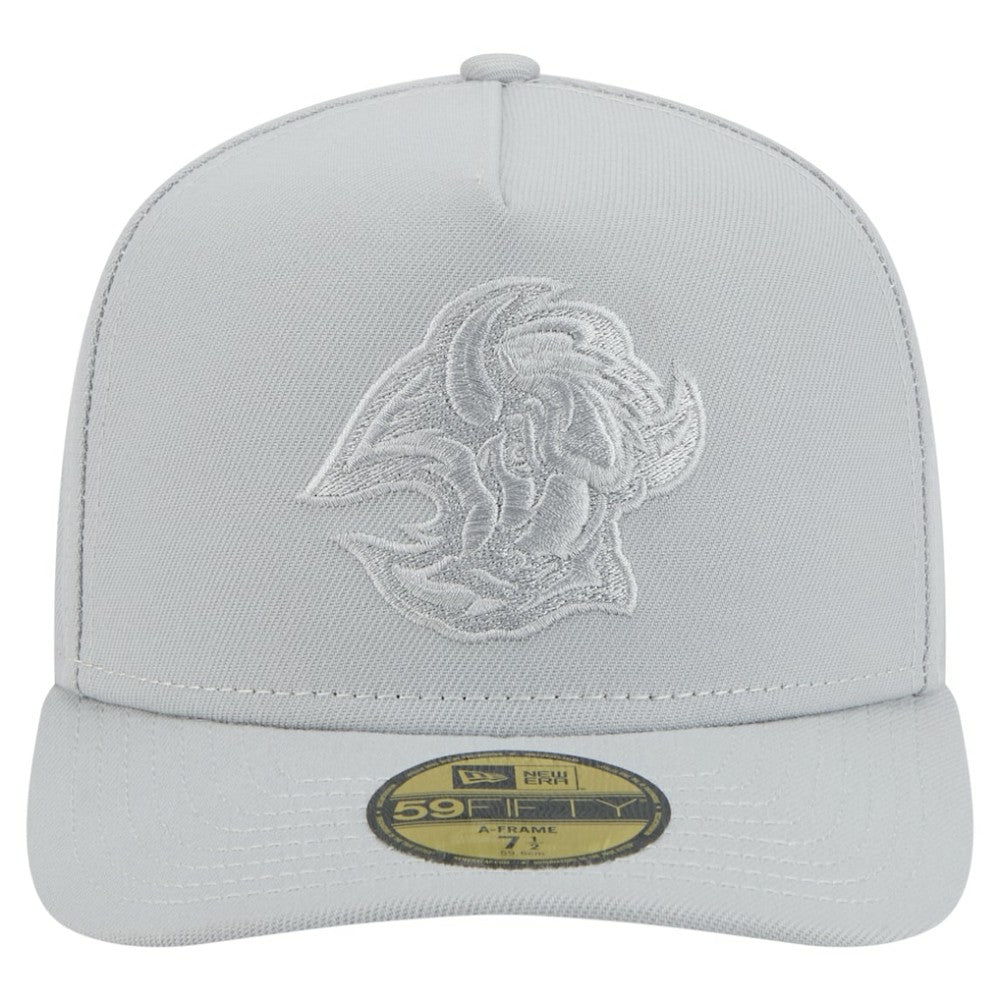 NHL Buffalo Sabres New Era Color Pack A-Frame 59FIFTY Fitted Hat - Gray