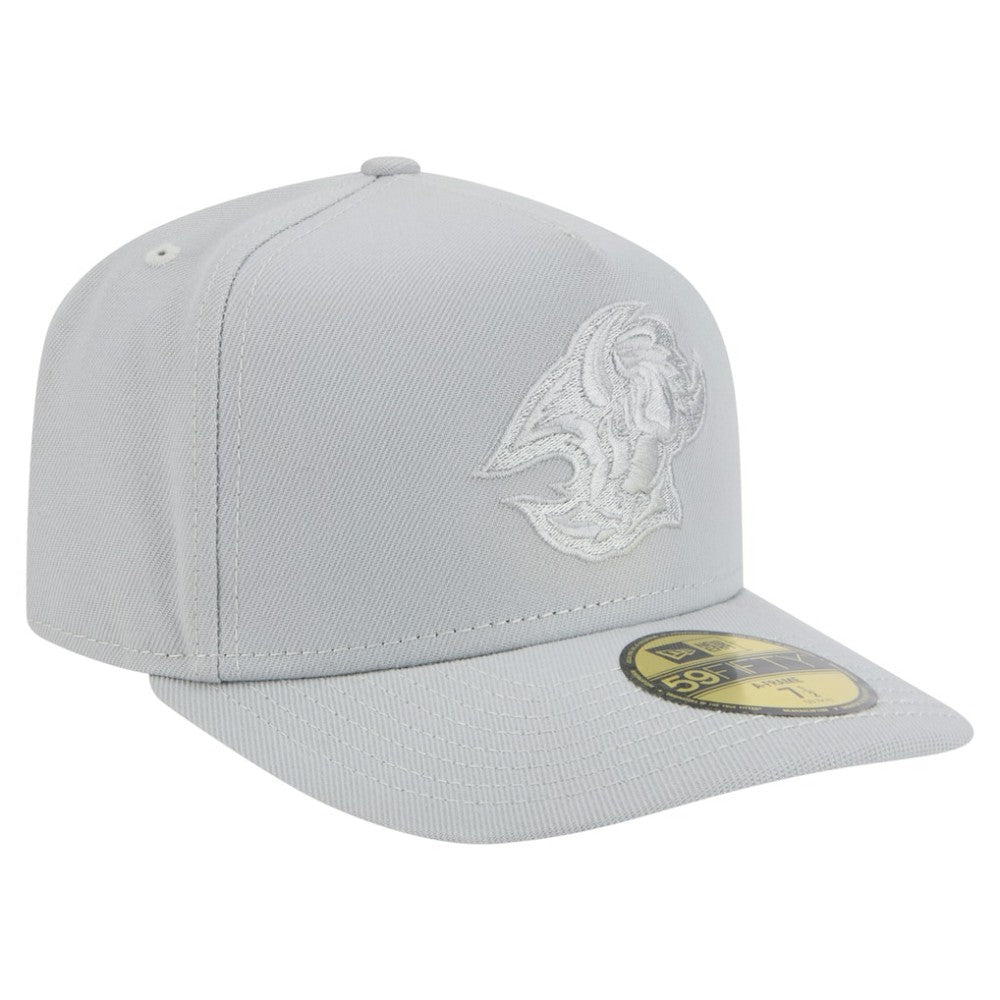 NHL Buffalo Sabres New Era Color Pack A-Frame 59FIFTY Fitted Hat - Gray