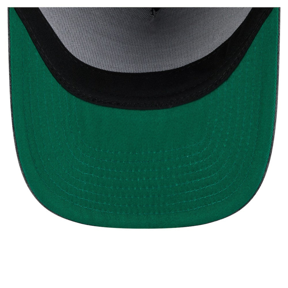 NHL Los Angeles Kings New Era Throwback Washed A-Frame Pre-Curved 9FIFTY Snapback Hat - Charcoal