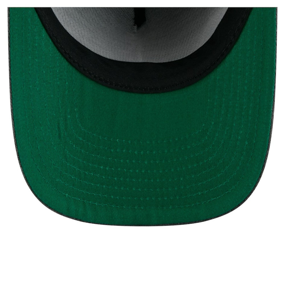 NHL Chicago Blackhawks New Era Throwback Washed A-Frame Pre-Curved 9FIFTY Snapback Hat - Charcoal