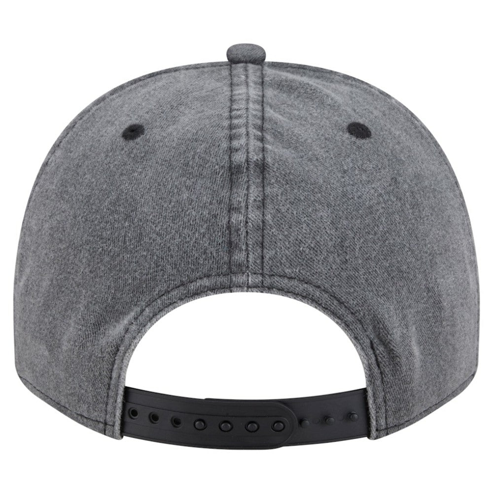 NHL Colorado Avalanche New Era Throwback Washed A-Frame Pre-Curved 9FIFTY Snapback Hat - Charcoal