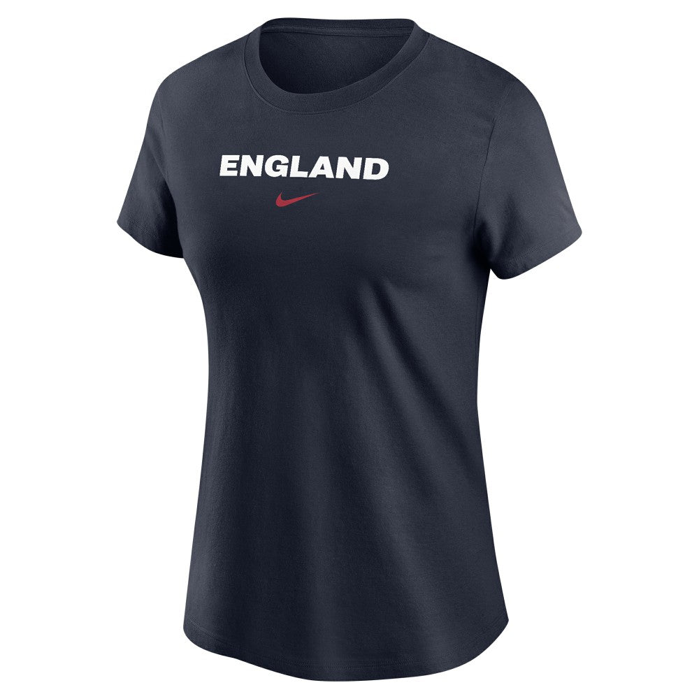 England National Team Women's Wordmark T-Shirt Navy