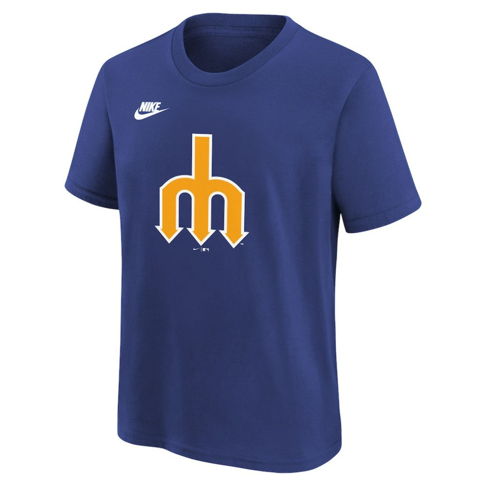 Seattle Mariners Nike Youth Team Logo T-Shirt - Royal T-shirts